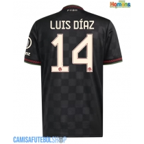 Camisa de time de futebol Bayern Munich Luis Diaz #14 Replicas 3º Equipamento 2025-26 Manga Curta